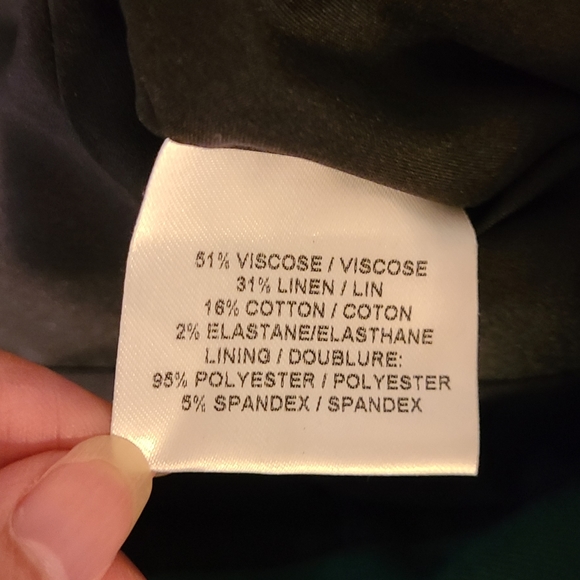 Judith and Charles green work sheath dress - sz 2 - Picture 7 of 9